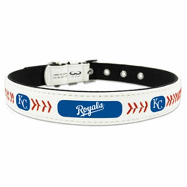 Caseys Kansas City Royals Pet Collar Classic Baseball Leather Size Large 4421405220